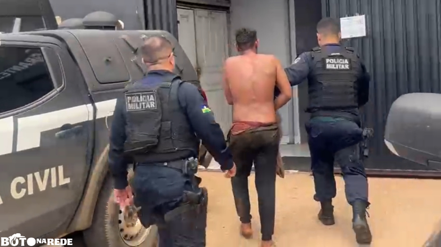 Homem é apreso após agredir mulher e ameaças criança de morte